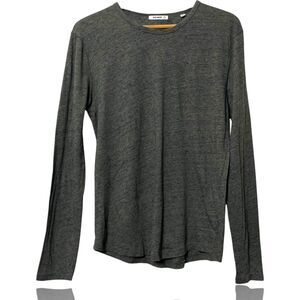 Buck Mason Crew Neck Lightweight Shirt Men’s Size Small Green Long Sleeve Soft